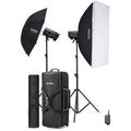 Godox QT600IIIM Studio Flash Monolight (2-Light Kit) QT600IIIM-C