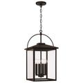 Capital Lighting Fixture Company Bryson 23 Inch Tall 4 Light Outdoor Hanging Lantern - 948042BK