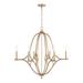 Capital Lighting Fixture Company Claire 32 Inch 6 Light Chandelier - 450061BS