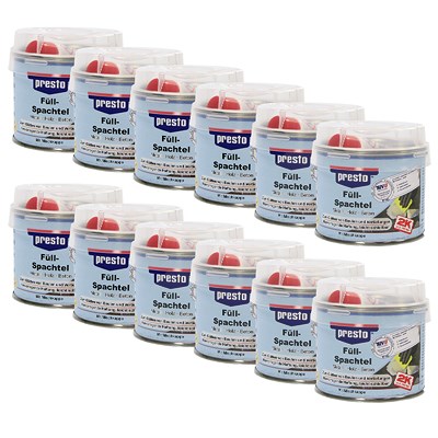 Presto 12x 250gr Füllspachtel [Hersteller-Nr. 600054] Image
