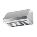 Faber Breva Pro 18 48" 1200 CFM Convertible Under Cabinet Range Hood in Stainless Steel in Gray | 18 H x 48 W x 25 D in | Wayfair BREV48SS1200