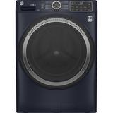 GE Appliances Smart 4.8 cu. ft. Energy Star Front Load Washer w/ Odorblock in Blue | 39.75 H x 28 W x 32 D in | Wayfair GFW550SPRRS