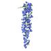Blue Artificial Bougainvillea Flower Stem Hanging Spray Bush 50in - 50" L x 8" W x 8" DP
