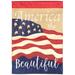 The Holiday Aisle® Dannyray 2-Sided Polyester 42 x 29 in. House Flag in Blue/Red/White | 42 H x 29 W in | Wayfair 641EE019307C4219A70BD1ADD8D32E69