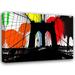 Ivy Bronx Brooklyn Bridge Grunge by Stephen Chambers - Wrapped Canvas Graphic Art Metal in White | 32 H x 36 W x 1.5 D in | Wayfair