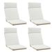 Latitude Run® Indoor/Outdoor Seat Cushion Polyester in White/Brown | 2.8 H x 20.4 W x 19.7 D in | Wayfair 18479259D99549958A1F4D32126E76B5