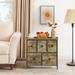 17 Stories Wolters 5 Drawer 23.6" W Dresser Wood/Metal in Gray | 21.6 H x 23.6 W x 11.8 D in | Wayfair C8216004411D4A81836BDF6A01D5E18B