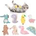 8Pcs Catnip Toys Cat Toys for Indoor Cats with Catnip Interactive Kitty Plush Chew Toys Kitten Supplies Cat Chew Toy Cat Toys in Exquisite Packaging Cat Teething Chew Toy with Plush Gift