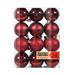 VEAREAR 24Pcs Christmas Ball Shiny Christmas Balls Pendants Xmas Hanging Tree Pendants for Party Home Decor