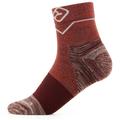 Ortovox - Women's Alpine Quarter Socks - Merinosocken 42-44 | EU 42-44 rot/braun