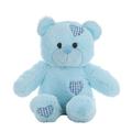 Cute Pacthes Teddy Bear Stuffed Animal Baby Blue Pacth Bear Plush Toy - Cuddly 16 Inch Teddy Bear Toy for Kids