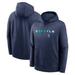 Men's Nike Navy Seattle Mariners Swoosh NeighborHOOD Pullover Hoodie