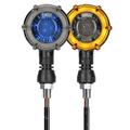 Tohuu Motorcycle Turn Signals 1pair Front Rear Motorcycle Turn Signals With Running Night LED Turn Signal Warning Indicators Blinker Amber Light Bulb Fits For Most Motorcycles Street Bikes efficiently