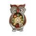 Garden Statue for Outside Seizeen Owl Figurines w/ Succulent & 5 Solar LED Lights Resin Outdoor Garden Decor Unique Gardening Gifts for Women Patio/Balcony/Yard/Lawn Ornament & Housewarming Gifts