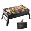 BBQ Barbecue Grill Large Folding Portable Charcoal Stove Camping Garden Outdoor