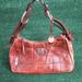 Dooney & Bourke Bags | Dooney & Bourke Brown Leather Crocodile Shoulder Bag Purse Handbag | Color: Brown | Size: Os