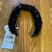 Kate Spade Accessories | Kate Spade Sequin Cinched Headband Nwt | Color: Black | Size: Os