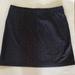 Athleta Skirts | Athleta Medium Mini Skirt Dark Grey/Blue W/Black Chevron Soft Interior. A-Line. | Color: Black/Gray | Size: M