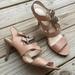 Coach Shoes | Coach Heels- Pink Leather Strappy Sandals/Heels A3220 Size 9.5 | Color: Pink | Size: 9.5