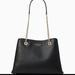 Kate Spade Bags | Kate Spade Medium Jordyn Tote With Chain Handle | Color: Black/Gold | Size: Os