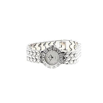 Bella & Rose Watch: Silver Print...