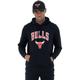 NEW ERA Herren Kapuzensweat TEAM LOGO PO CHIBUL BLK, Größe XS in Schwarz