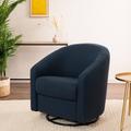 babyletto Madison Swivel Glider Polyester or Polyester Blend in Black | 31.25 H x 30.5 W x 31 D in | Wayfair M5887PVET