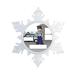 The Holiday Aisle® Personalized NTT Cartoon Snowflake Police Officer, Policeman, Cop Christmas Holiday Shaped Ornament Plastic | Wayfair