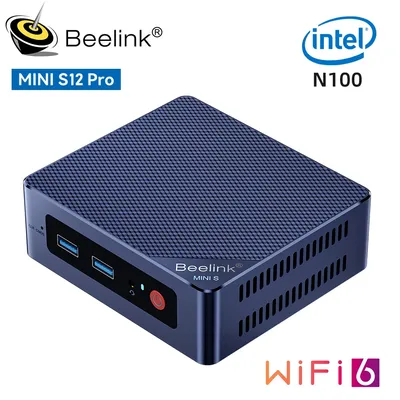 Beelink-Mini S12 Pro Intel N100 NVcloser Mini S12 Intel 12e Isabel N95 DDR4 8 Go 256 Go SSD