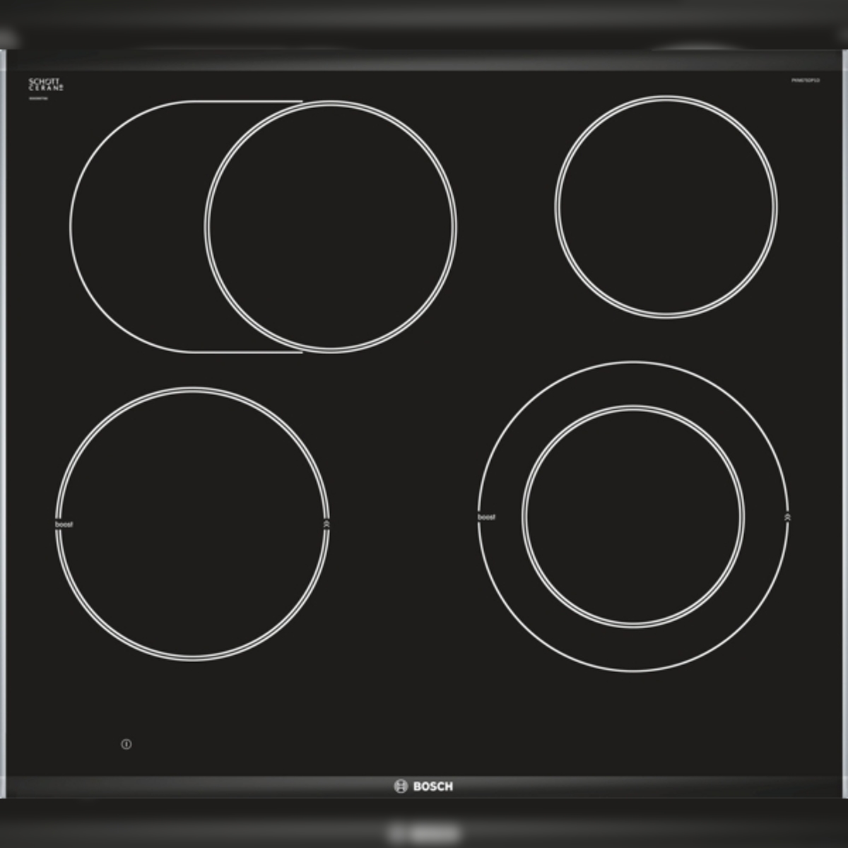 Bosch Serie 8 Elektro-Kochfeld, 60 cm, Mit Rahmen aufliegend PKN675DP1D Image