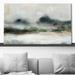 Brayden Studio® Textured Rain II by Carol Robinson - Painting Canvas in Black/Gray/Green | 18 H x 30 W in | Wayfair