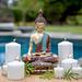 Bungalow Rose Buddha Figurine | 12.5 H x 7.9 W x 4.2 D in | Wayfair 5DF7D6915E224ECA9E3E0611B6D50E5B