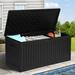 Yitahome 260 Gallon Water Resistant Resin Lockable Deck Box Resin in Black | 32.6 H x 69.6 W x 32.2 D in | Wayfair FWDB0008347YIH