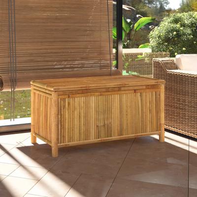 vidaXL Garden Storage Box 110x52x55cm Bamboo