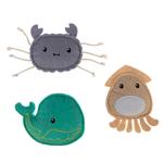 Lot de jouets TIAKI Ocean Gang avec menthe à chat - lot de 3 jouets