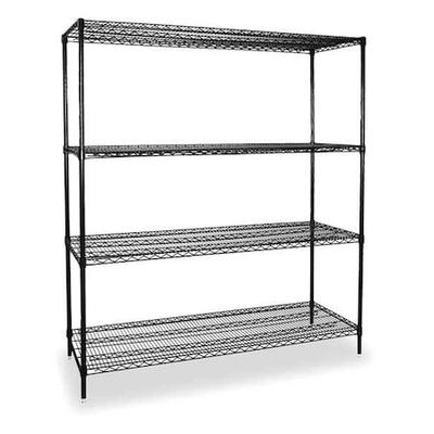 ZORO SELECT 2KPN7 Wire Shelving Unit, 24