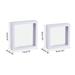 Floating Frame Display Holder Stands 3D Jewelry Display Box with Base