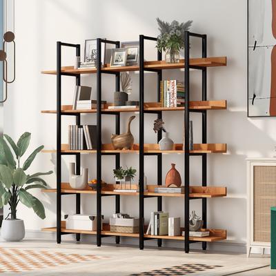 Industrial Style 5 Tier Home Office Bookcase&Bookshelf