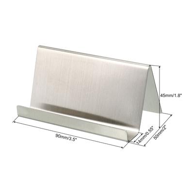 2pcs 3.5x2x1.8 Inch Business Card Holder Name Cards Display Stand