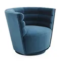 Jonathan Adler Maxime Club Swivel Chair - 32582