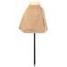J.Crew Casual A-Line Skirt Mini: Tan Print Bottoms - Women's Size 2