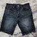 American Eagle Outfitters Shorts | American Eagle Outfitters Size 26 Move Free Athletic Jean Distressed Shorts | Color: Black | Size: 26