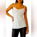 Free People Tops | Free People All Night Velvet Camisole | Color: Cream | Size: Xs