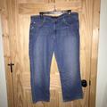 American Eagle Outfitters Jeans | American Eagle Outfitters Blue Denim Cropped Jeans Size 16 | Color: Blue | Size: 16