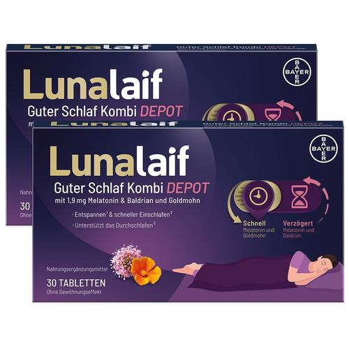 Lunalaif Guter Schlaf Kombi Depot Tabletten 2x30 St