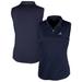 Women's Cutter & Buck Navy Atlanta Braves Americana Logo DryTec Forge Stretch Sleeveless Polo