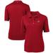 Women's Cutter & Buck Cardinal Atlanta Braves Americana Logo DryTec Virtue Eco Pique Recycled Polo