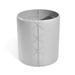 Interlude Xavier Waste Basket Leather in Gray | 12 H x 10 W x 10 D in | Wayfair 435022