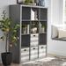 Latitude Run® Whately 18.11" H x 9.84" W Cube Bookcase Wood in Gray | 18.11 H x 9.84 W x 61.81 D in | Wayfair 4BDD8418242C49FCA59823F2AC012859