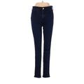 Gap Jeans - Mid/Reg Rise Skinny Leg Denim: Blue Bottoms - Women's Size 24 - Dark Wash